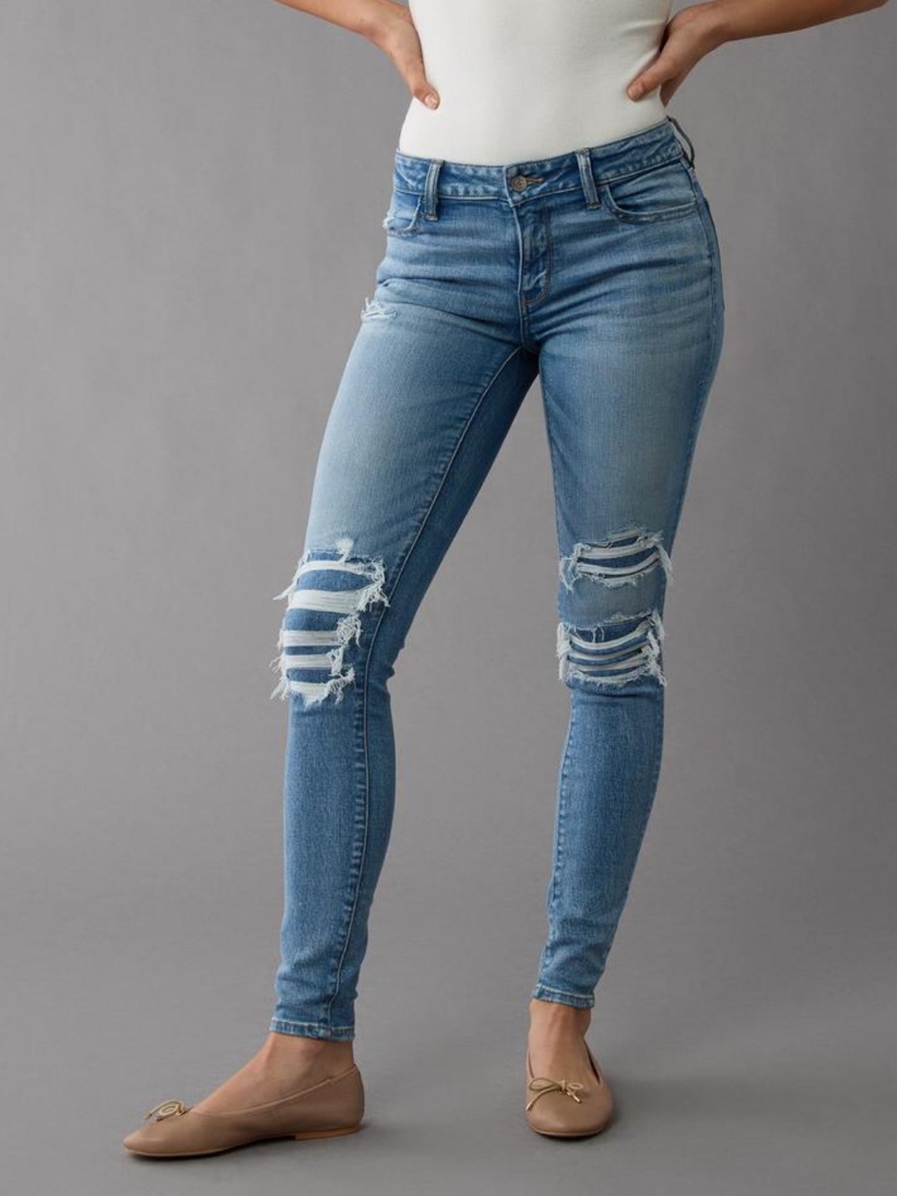 AE Next Level Patched Low-Rise
Jegging NWOT